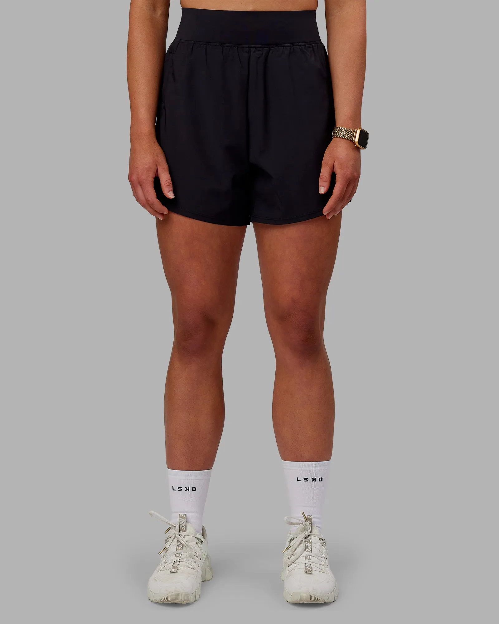Challenger 5" Lined Performance Short - Black sold by LSKD product image thumbnail 2