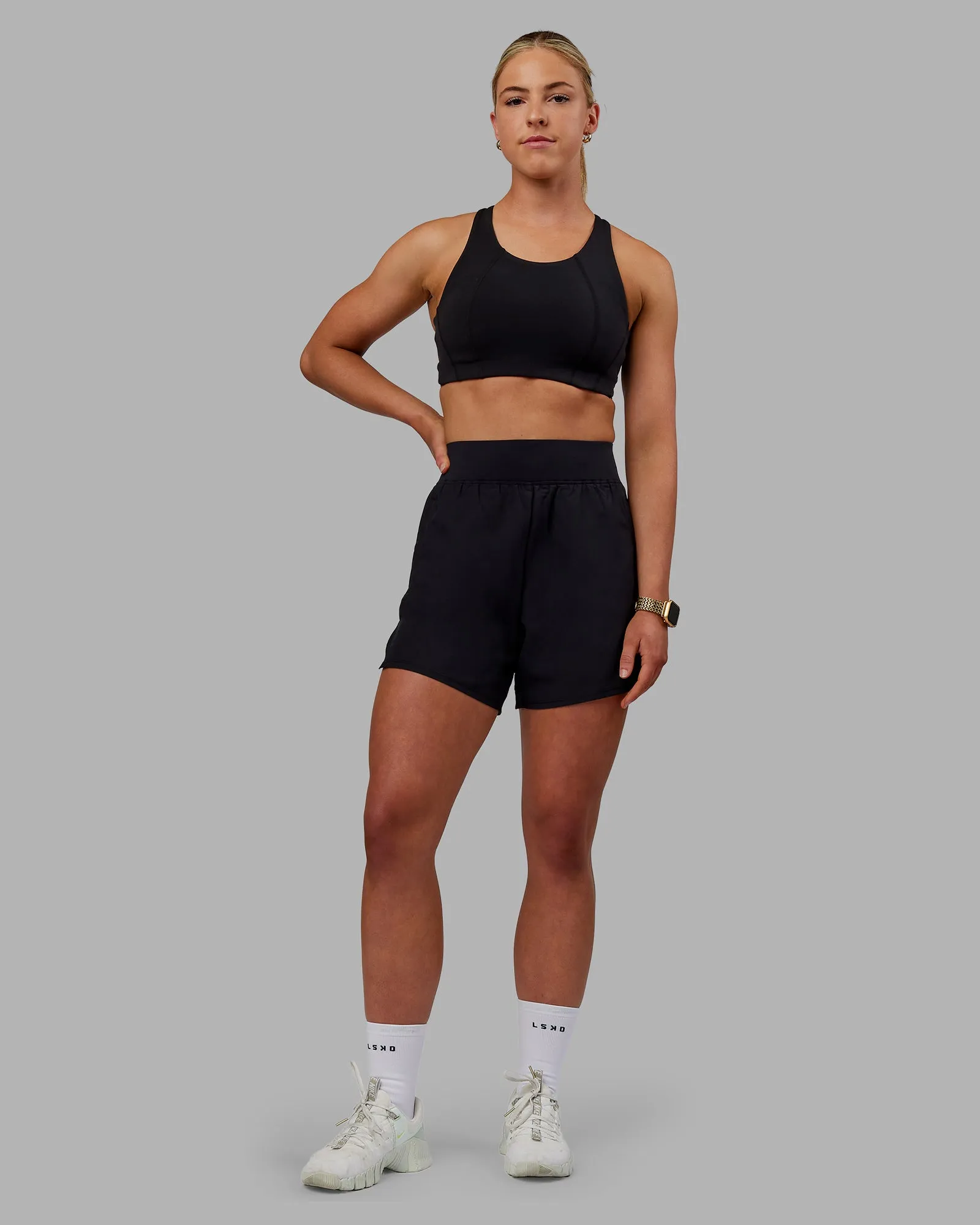 Challenger 5" Lined Performance Short - Black sold by LSKD