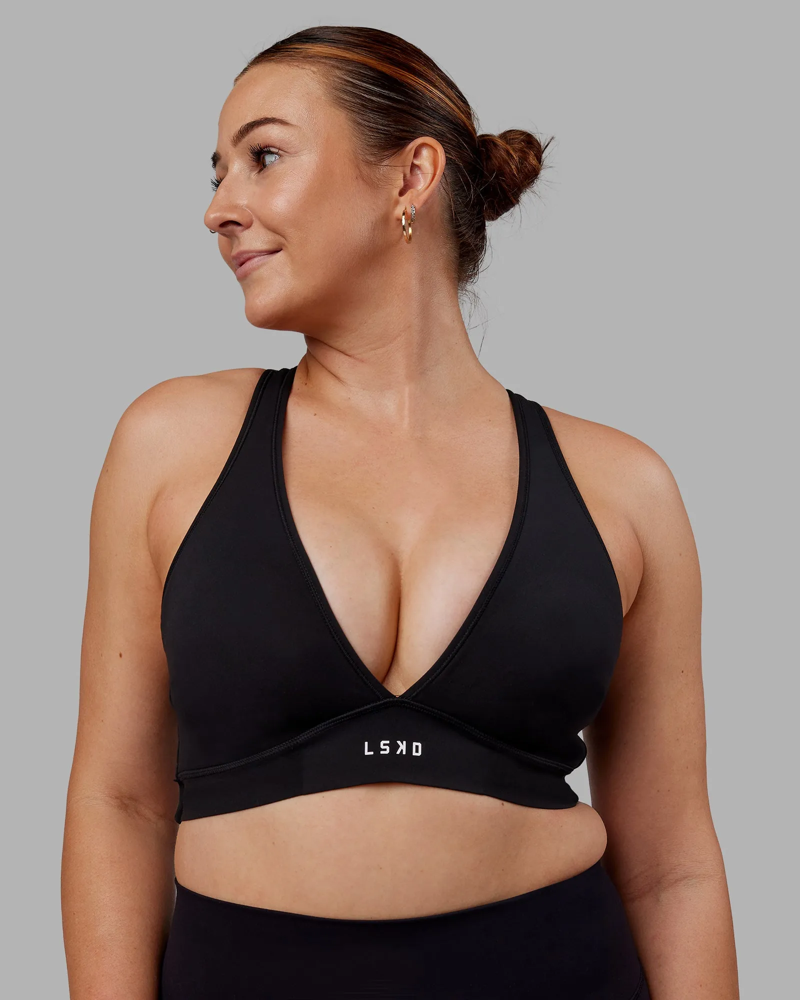 Stamina Sports Bra (D/DD/E) - Black sold by LSKD