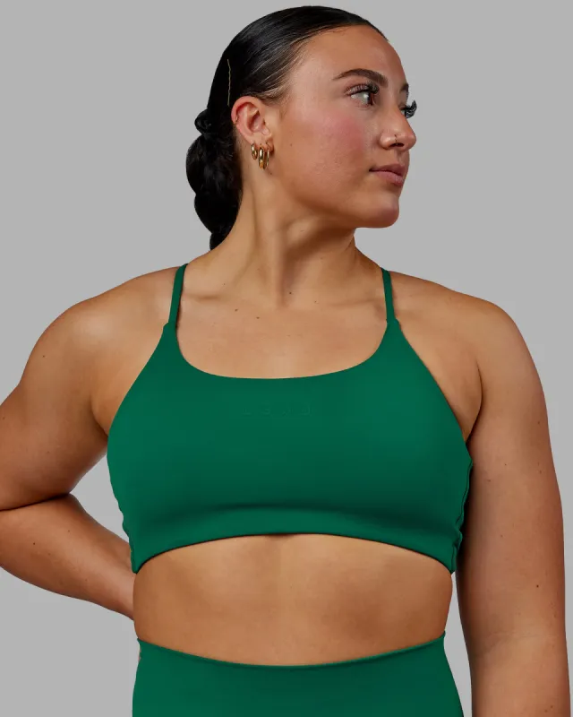 Twist Sports Bra - Malachite sold by LSKD