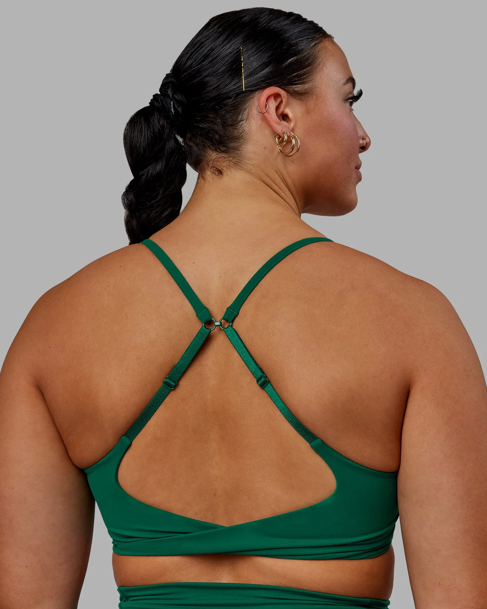 Twist Sports Bra - Malachite sold by LSKD product image thumbnail 2