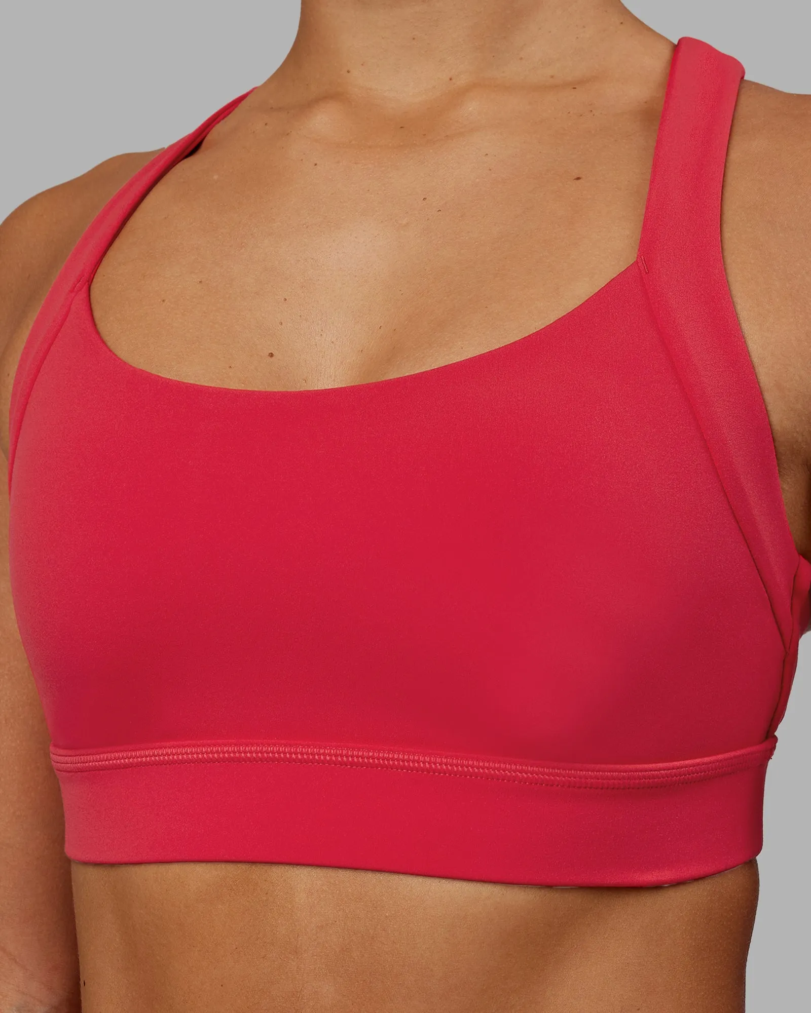 Advance Sports Bra - Scarlet sold by LSKD product image thumbnail 4