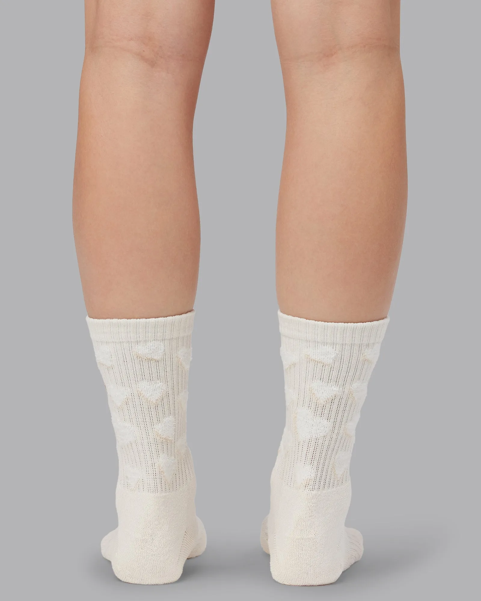 Cupid Crew Pilates Grip Sock - Ivory sold by LSKD product image thumbnail 4