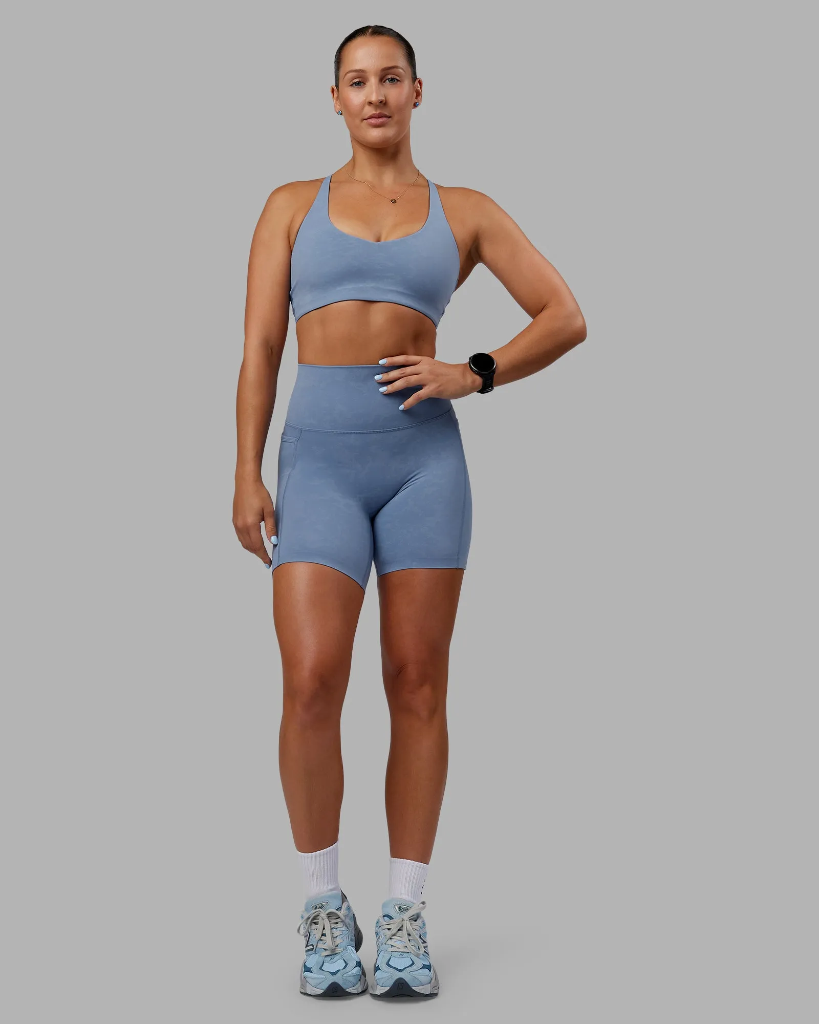 Abs Elixir Mid Short Tight with Pockets - Infinity Mirage sold by LSKD