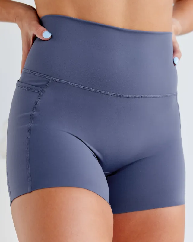 Abs Elixir X-Short Tight With Pockets - Nightshadow Blue sold by LSKD