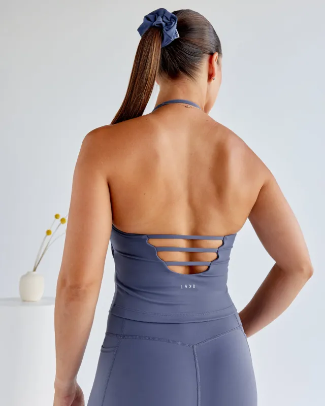 Abs Electric Tank With Shelf Bra - Nightshadow Blue made by LSKD