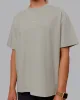Go-To FLXCotton Oversized Tee - Shale Beige-White sold by LSKD