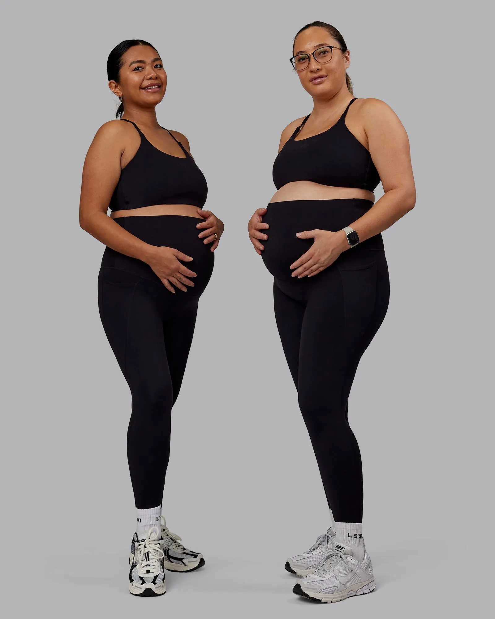 Elixir Maternity Full Length Tight With Pockets - Black sold by LSKD product image thumbnail 2