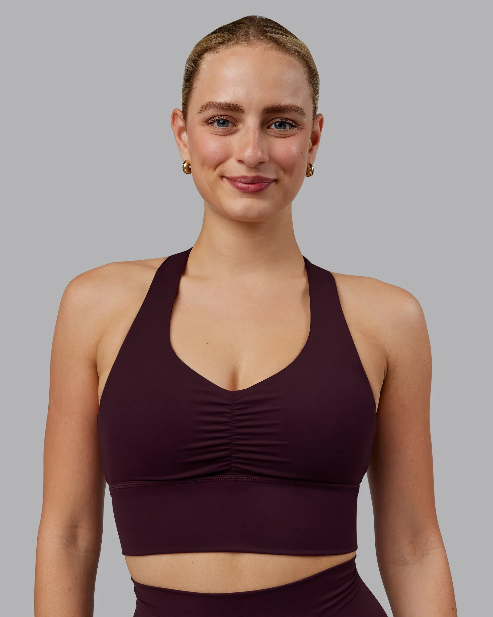 Evoke Longline Sports Bra - Mulberry sold by LSKD product image thumbnail 2