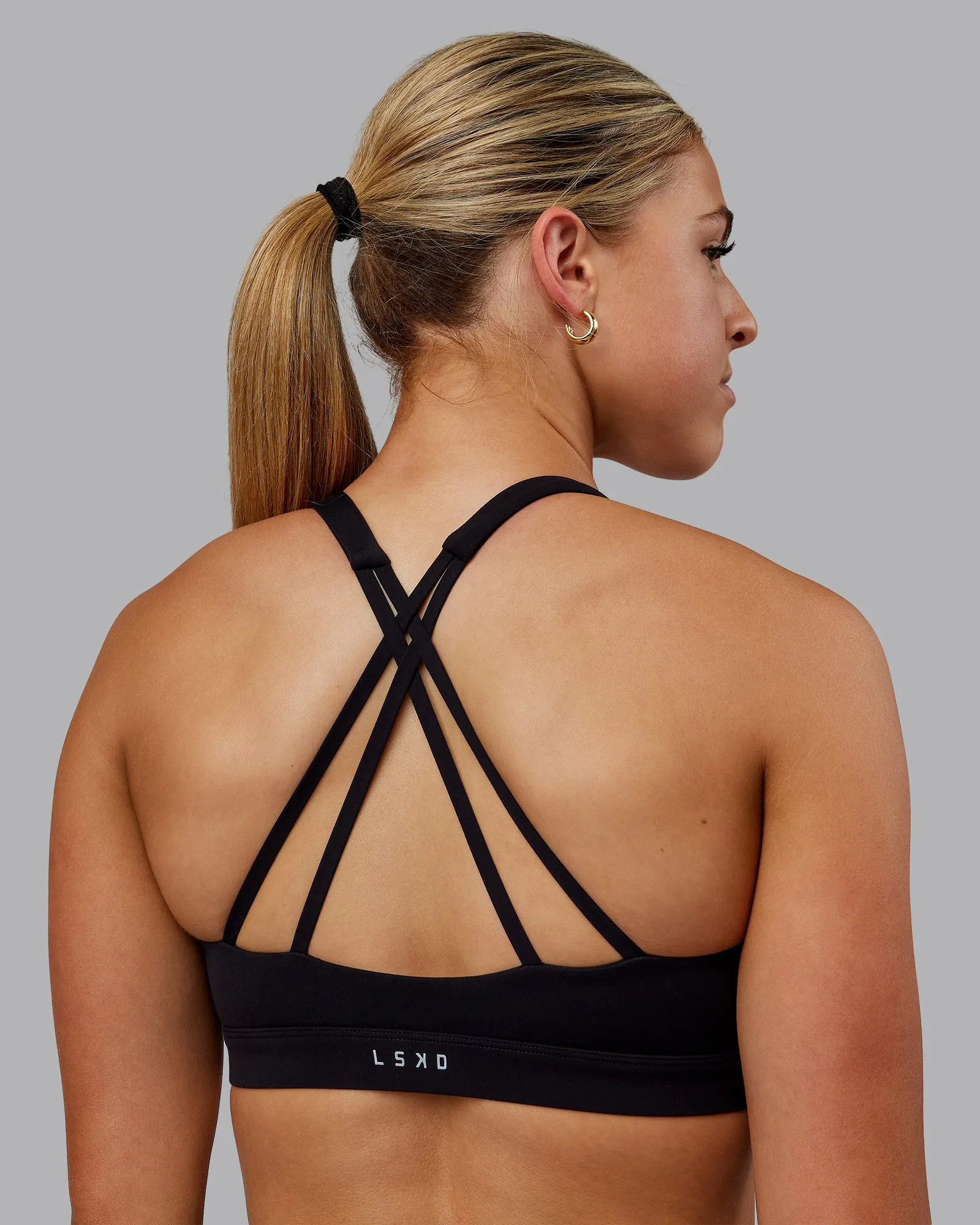 Nirvana Sports Bra - Black sold by LSKD product image thumbnail 2