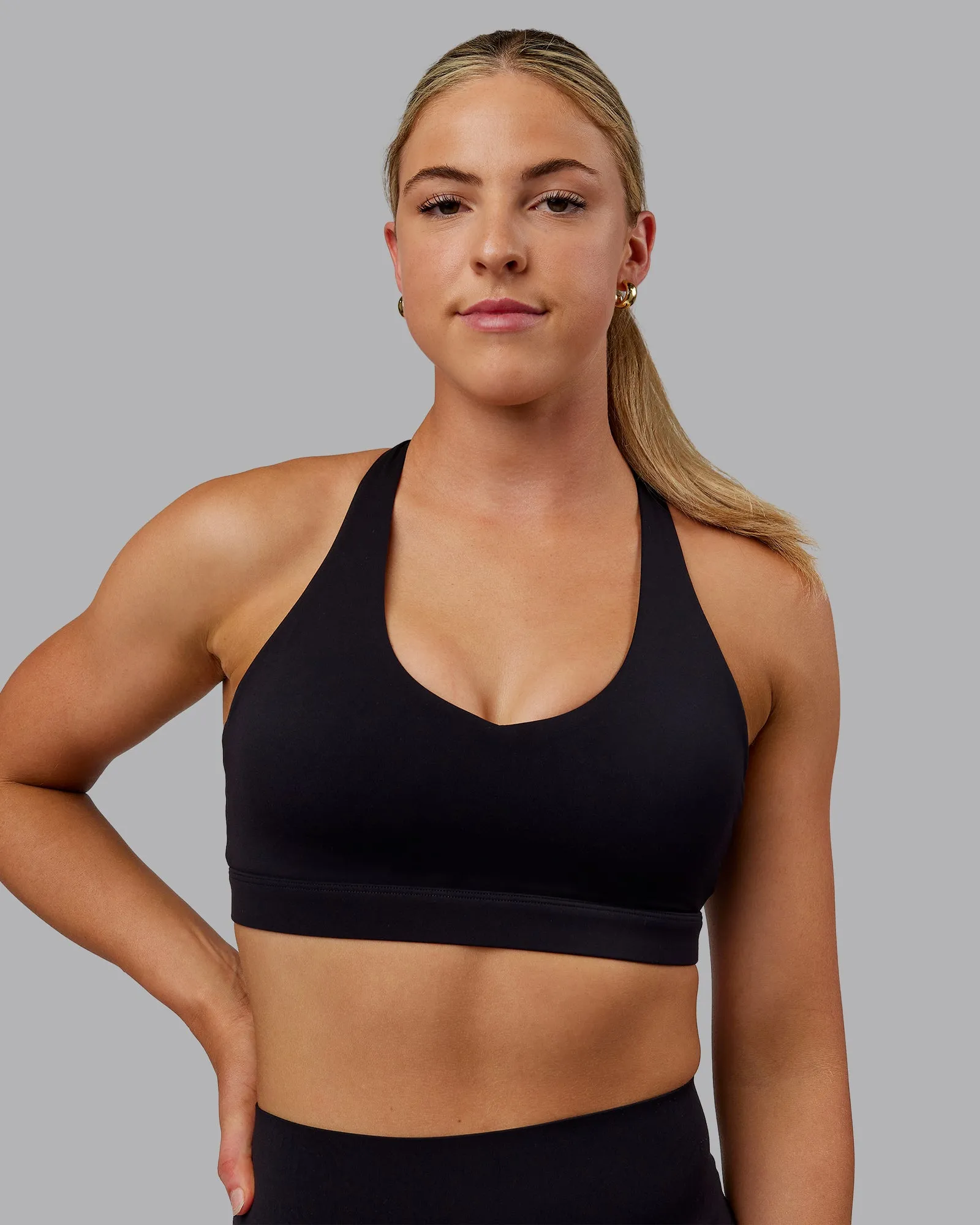 Nirvana Sports Bra - Black sold by LSKD