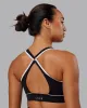 Distinction Sports Bra - Black-White sold by LSKD
