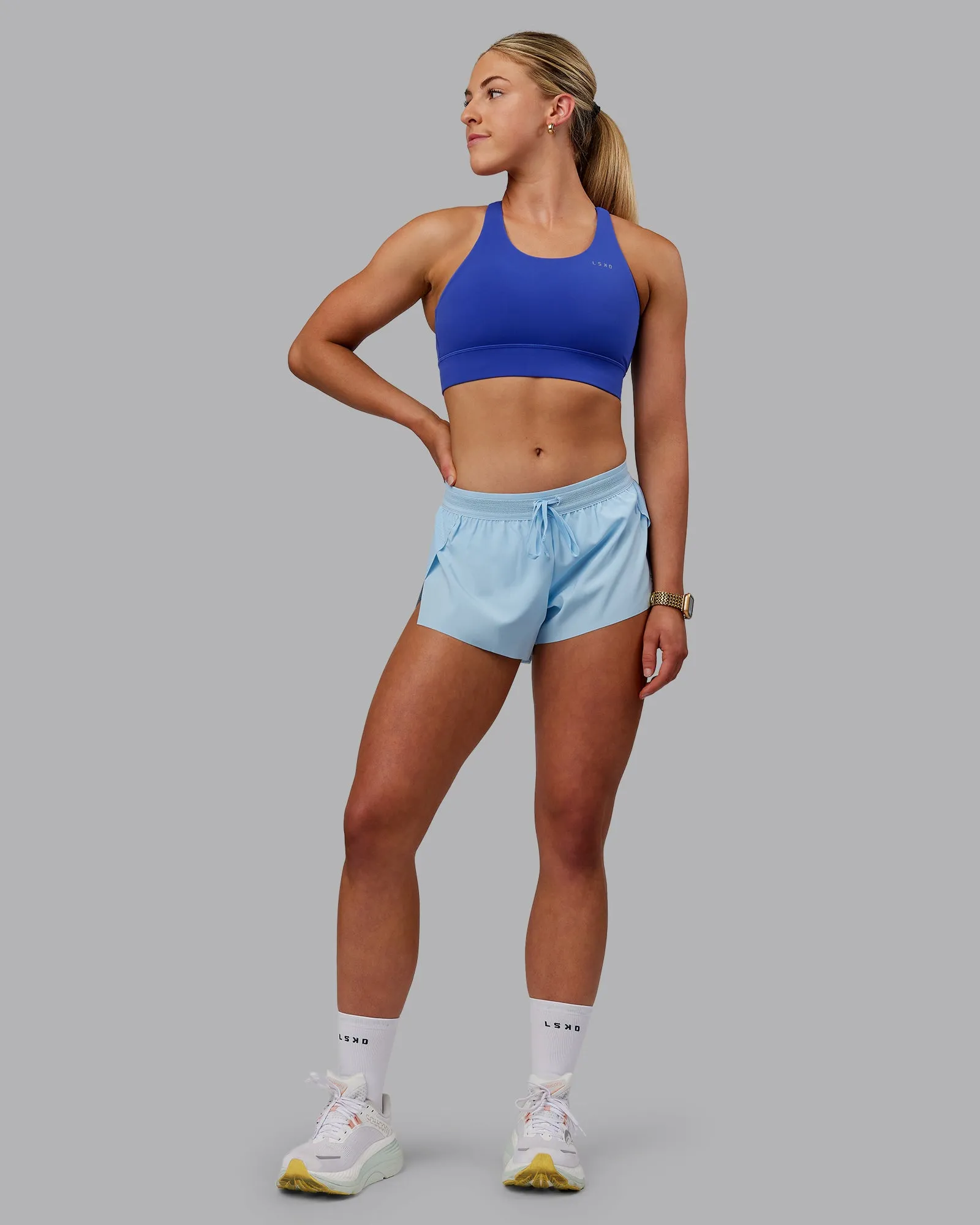 Accelerate 3" Running Short - Glacial Blue sold by LSKD