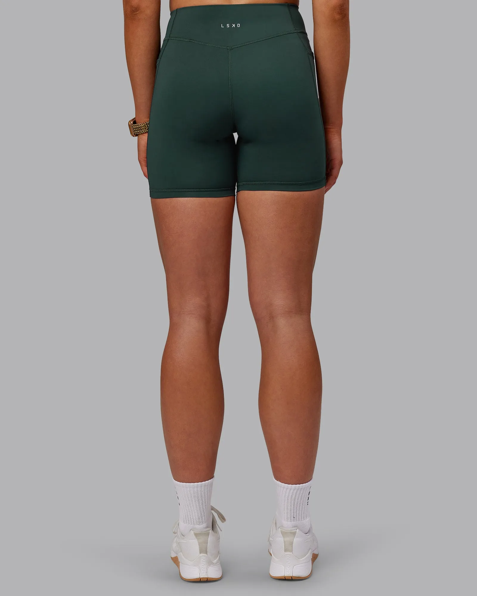 Elite Mid Short Legging - Vital Green sold by LSKD product image thumbnail 4