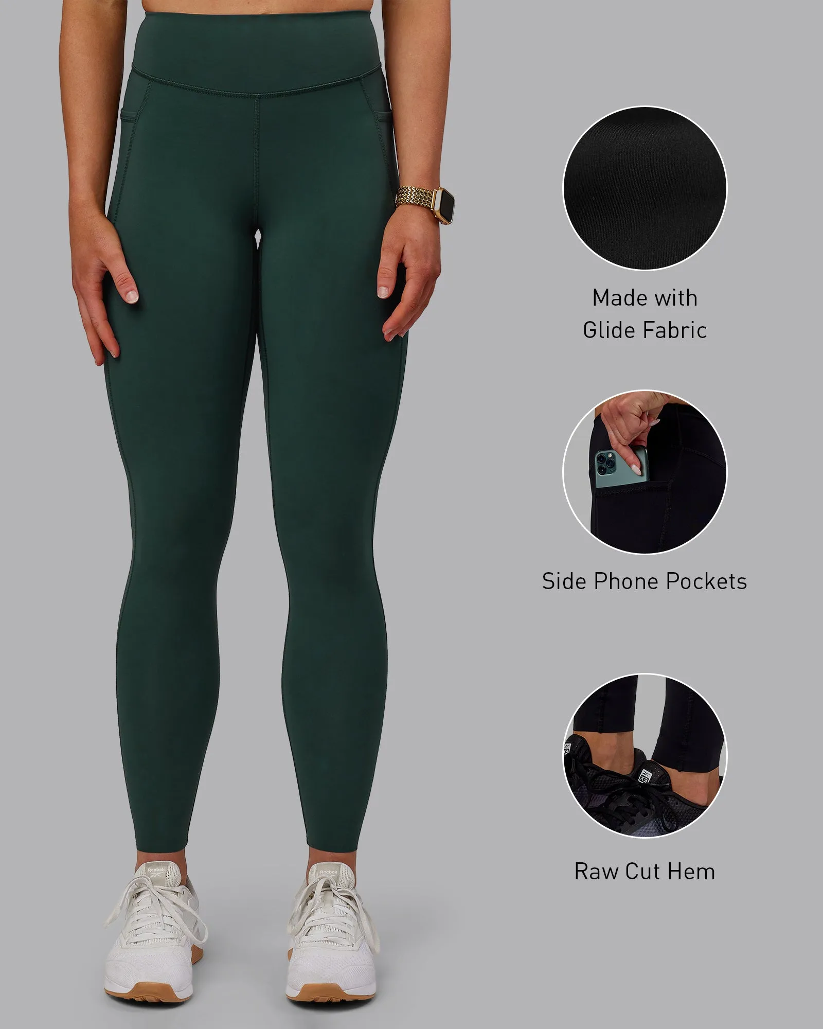Elite Full Length Legging - Vital Green sold by LSKD product image thumbnail 2