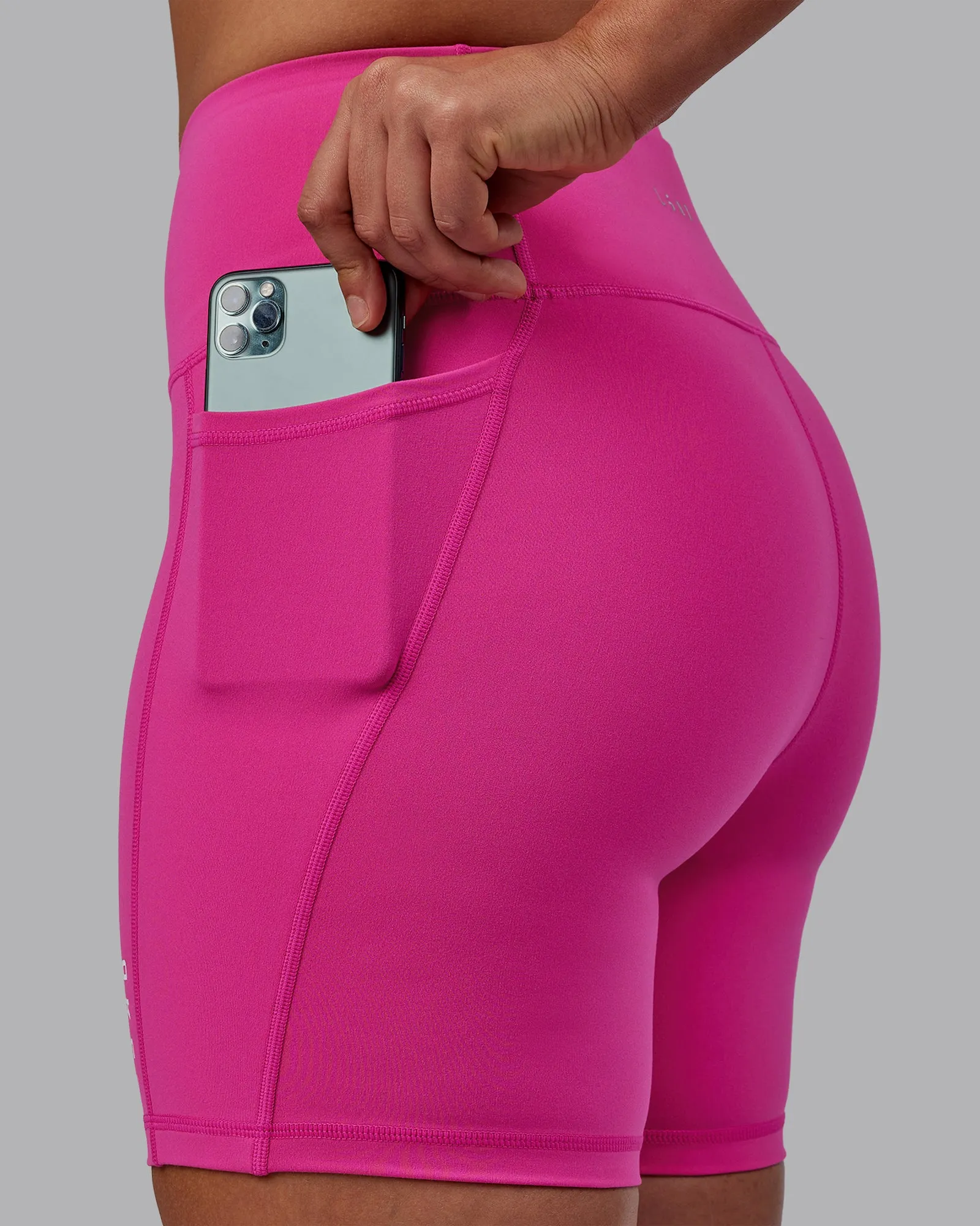 Flux Mid Short Tights - Fuchsia Pink sold by LSKD product image thumbnail 2