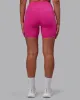 Flux Mid Short Tights - Fuchsia Pink sold by LSKD