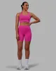 Flux Mid Short Tights - Fuchsia Pink sold by LSKD