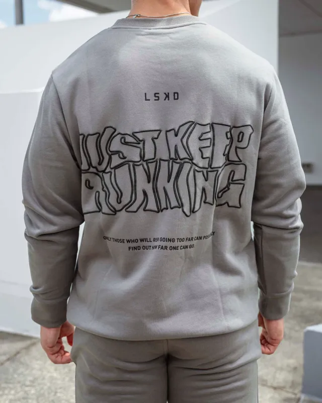 Leg It Sweater - Storm Front-Black sold by LSKD