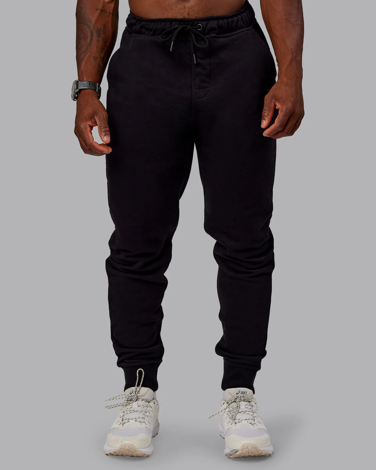 Terry Track Pants - Black sold by LSKD