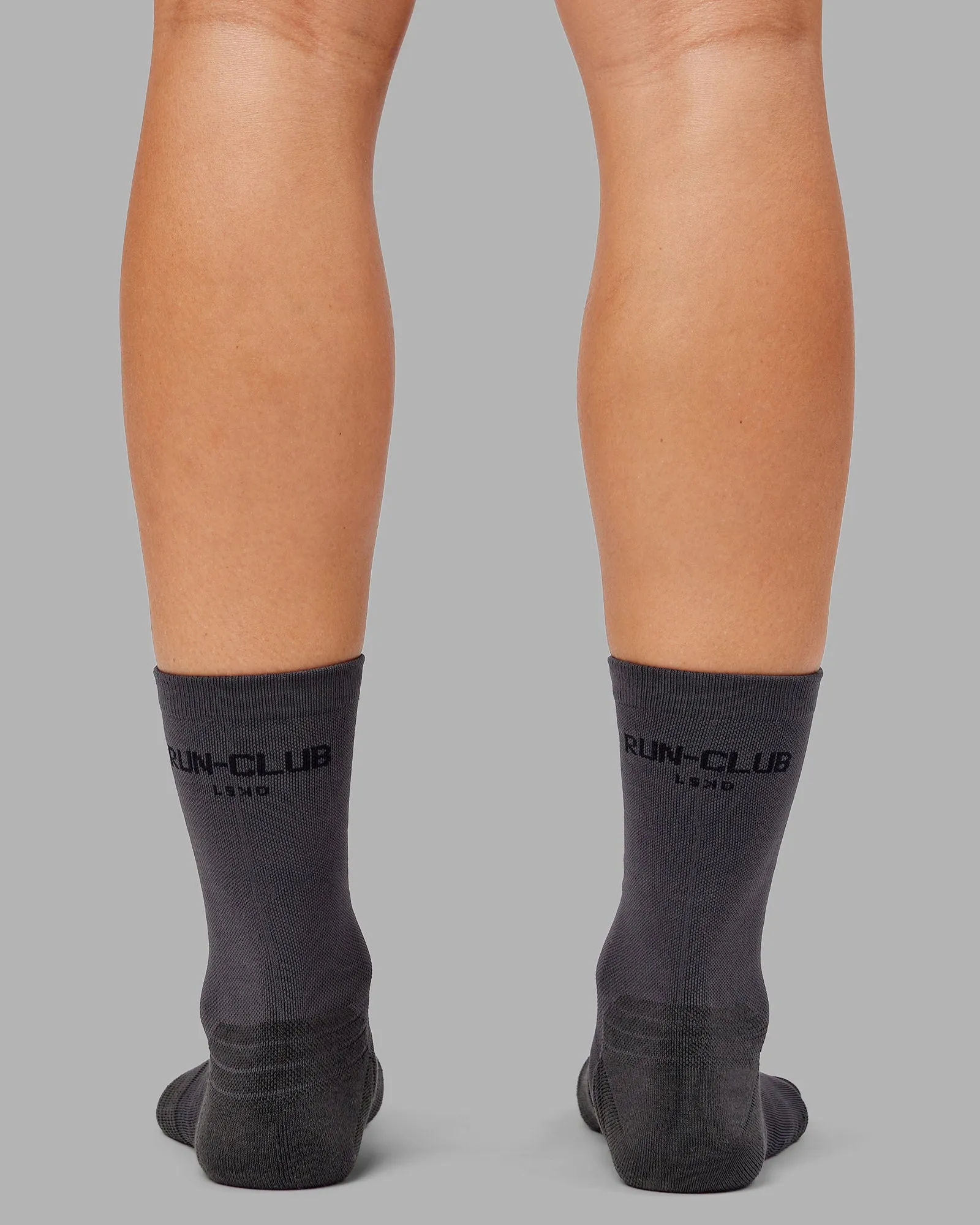RUN-CLUB Performance Crew Sock - Asphalt-Black sold by LSKD product image thumbnail 2