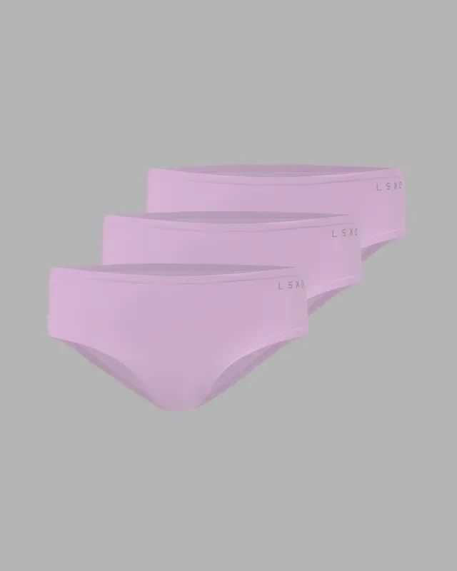 Seamless Brief 3 Pack - Pastel Orchid sold by LSKD