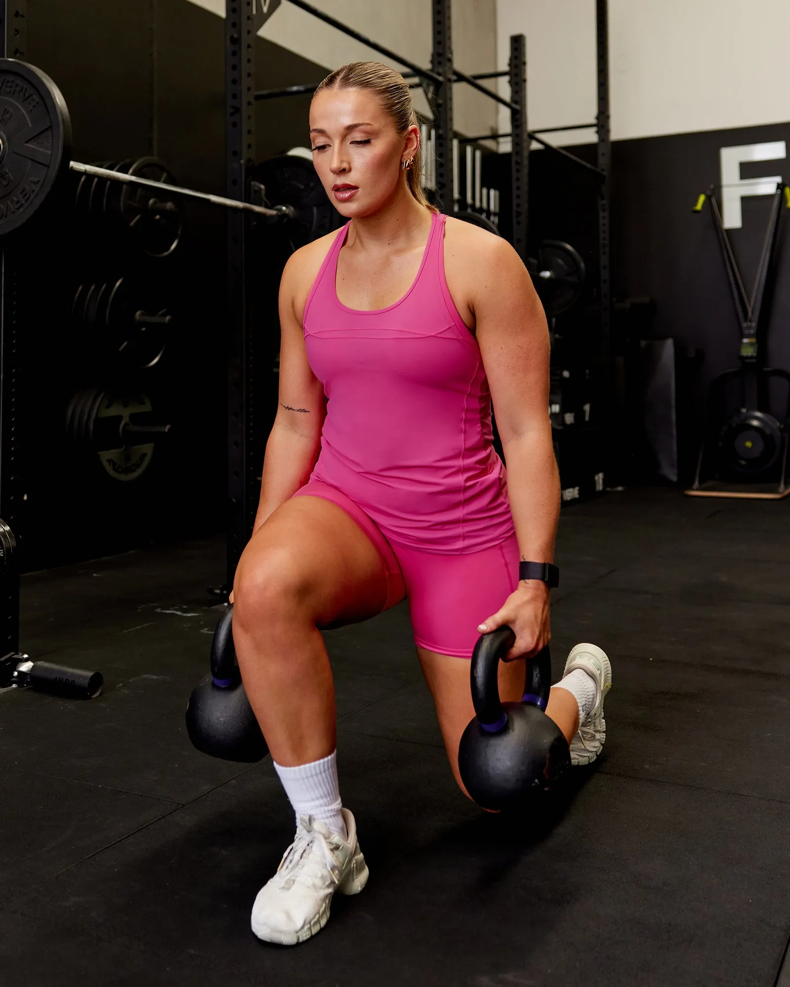 Endorphin Rush Tank - Fuchsia Pink sold by LSKD product image thumbnail 4
