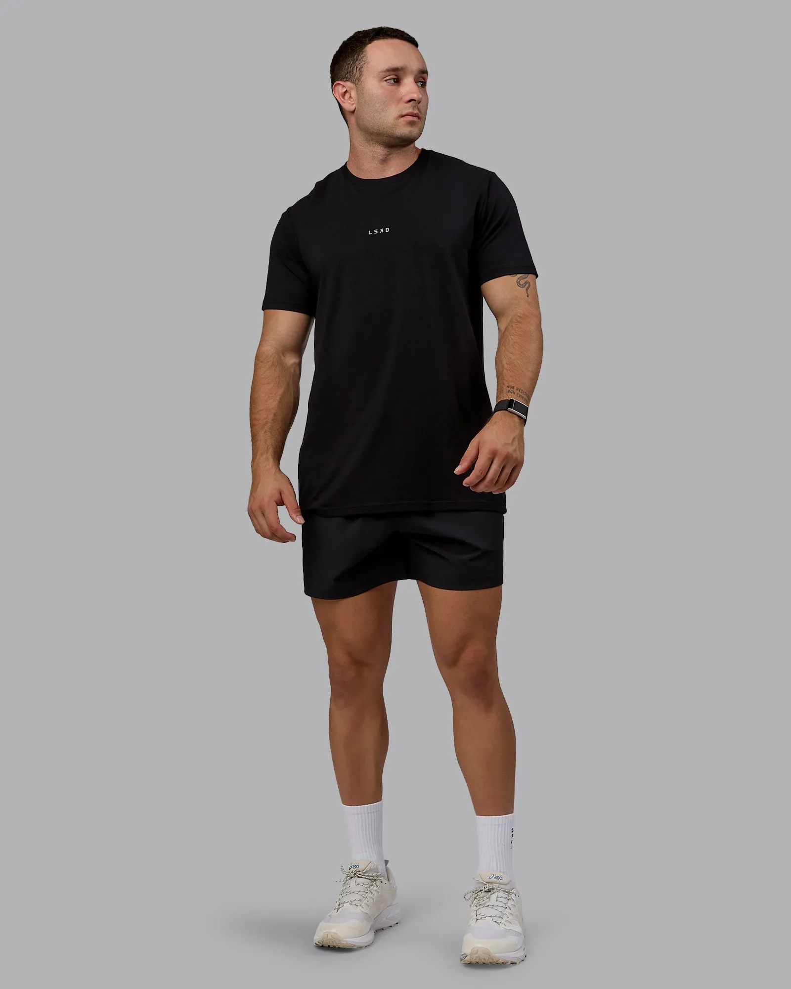 Daily 5" Swim Shorts - Black sold by LSKD product image thumbnail 2
