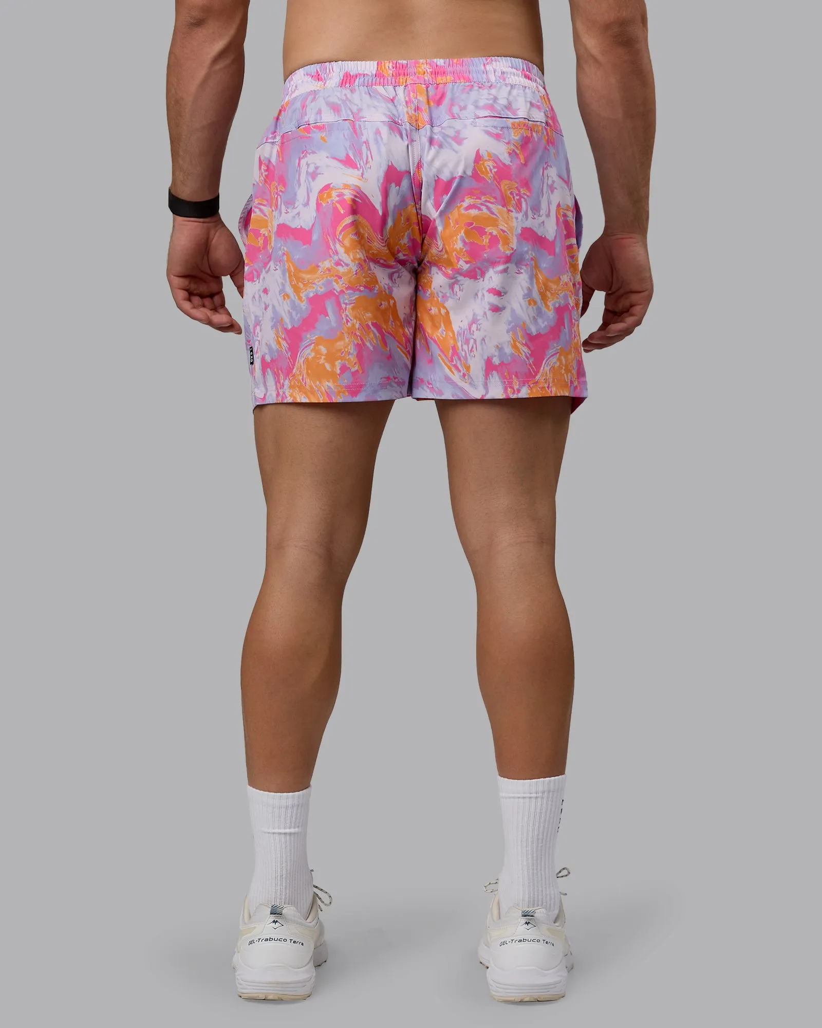 Daily 5" Swim Shorts - React Pink-Orange sold by LSKD product image thumbnail 4