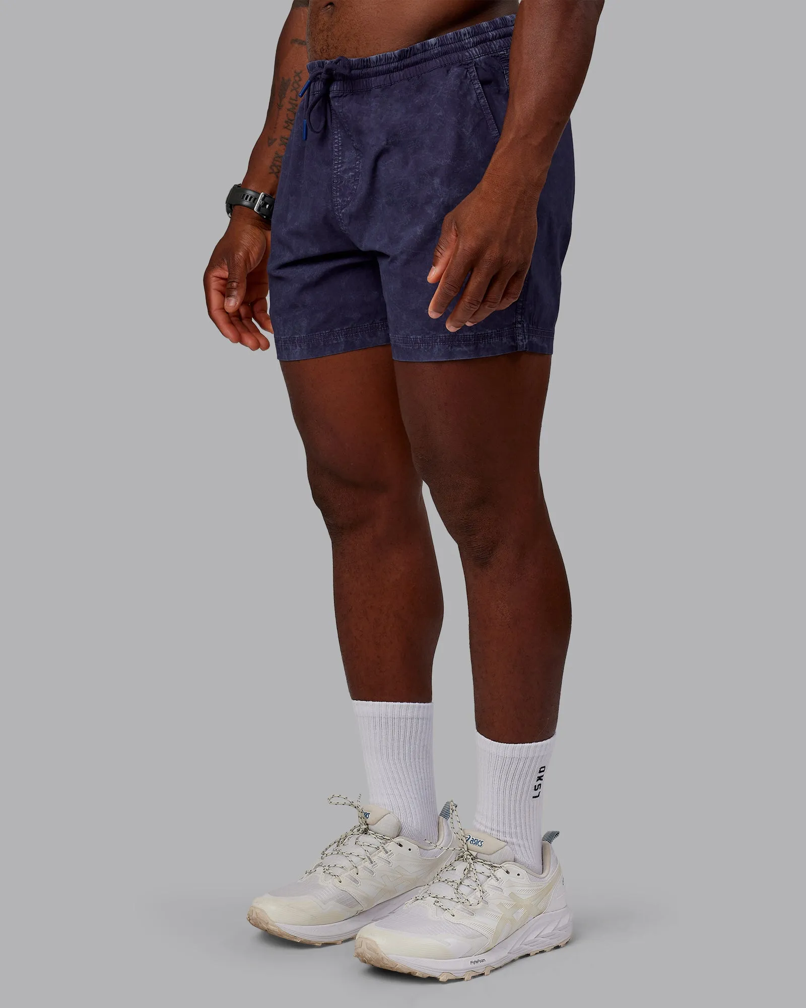 Washed Daily 5" Short - Midnight Blue sold by LSKD product image thumbnail 5