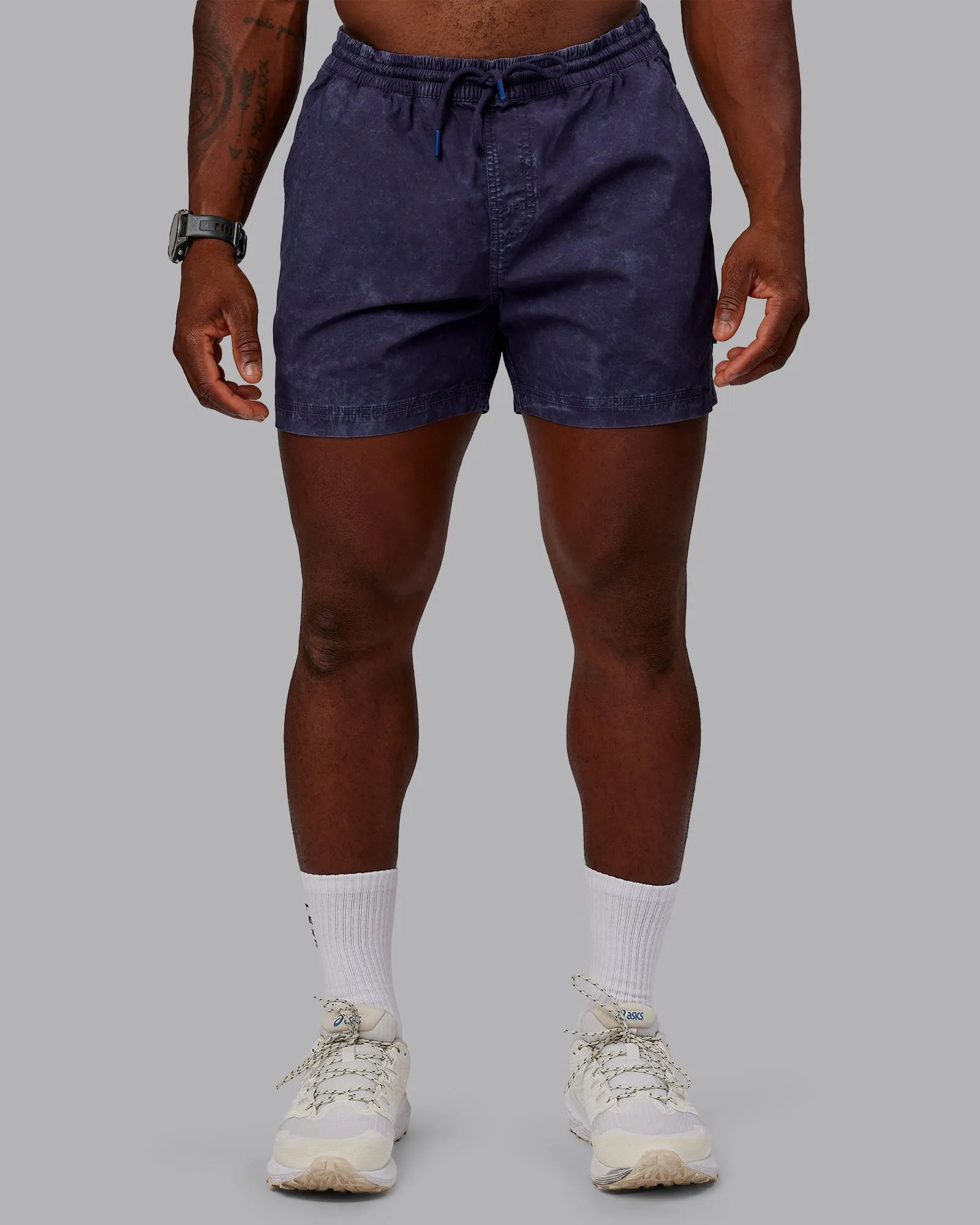 Washed Daily 5" Short - Midnight Blue sold by LSKD