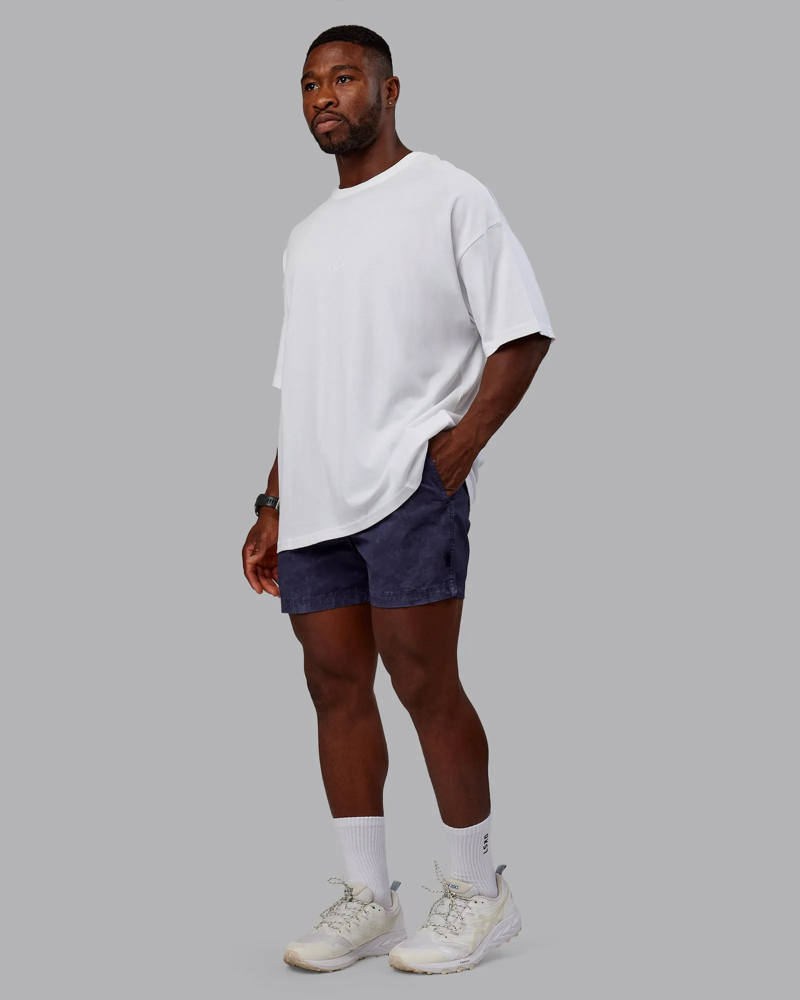 Washed Daily 5" Short - Midnight Blue sold by LSKD product image thumbnail 3