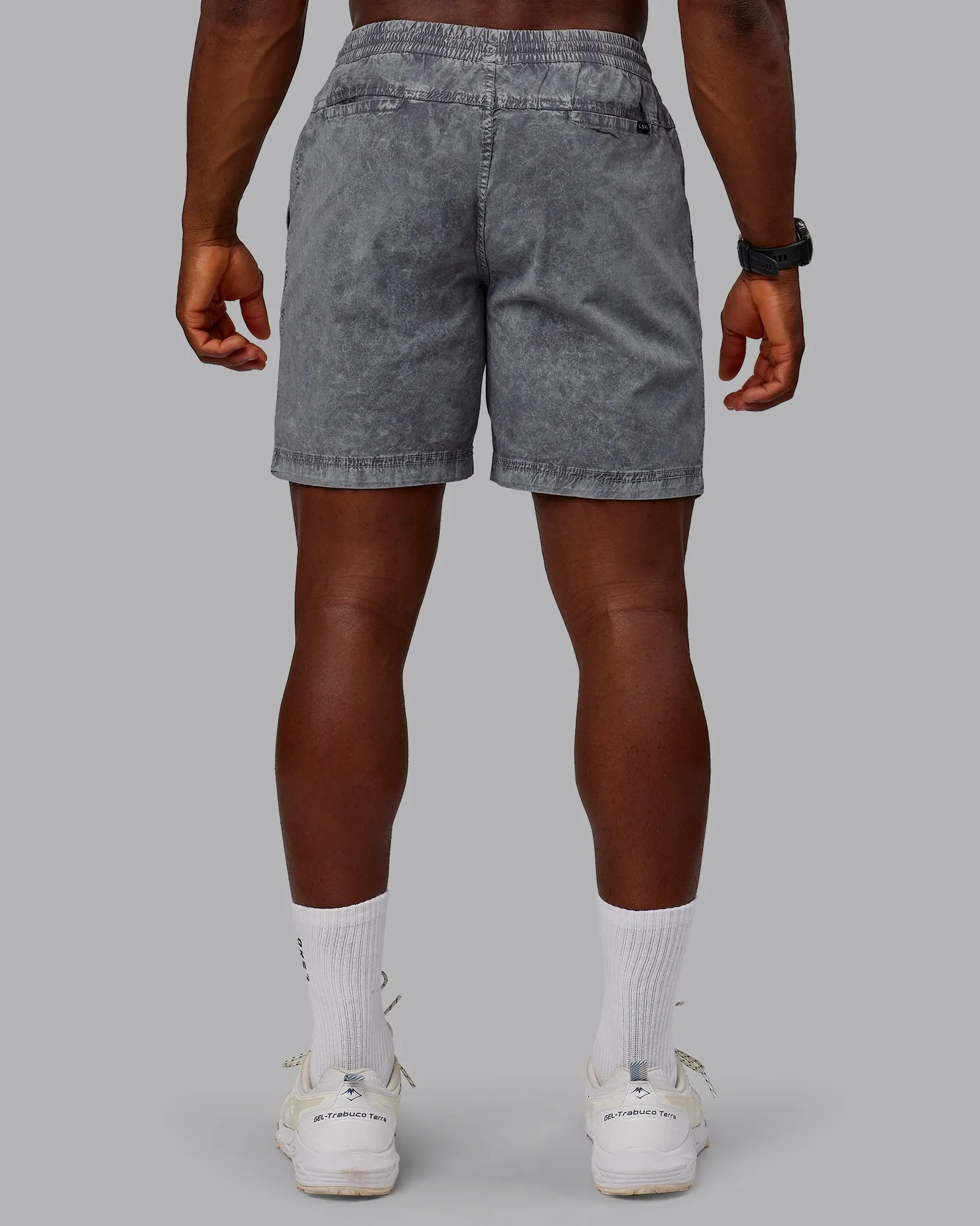 Washed Daily 7" Shorts - Circular Grey sold by LSKD product image thumbnail 4