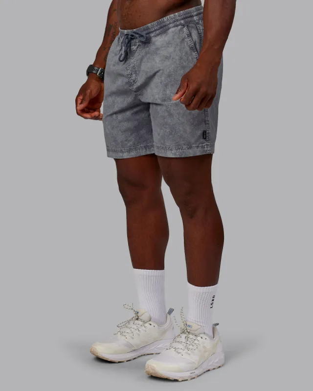 Washed Daily 7" Shorts - Circular Grey sold by LSKD