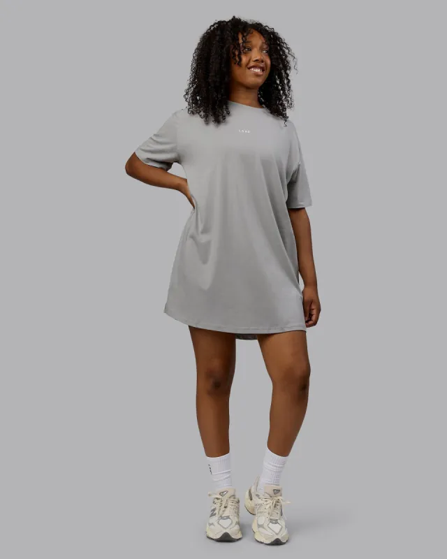 Daily FLXCotton Oversized Dress - Circular Grey sold by LSKD