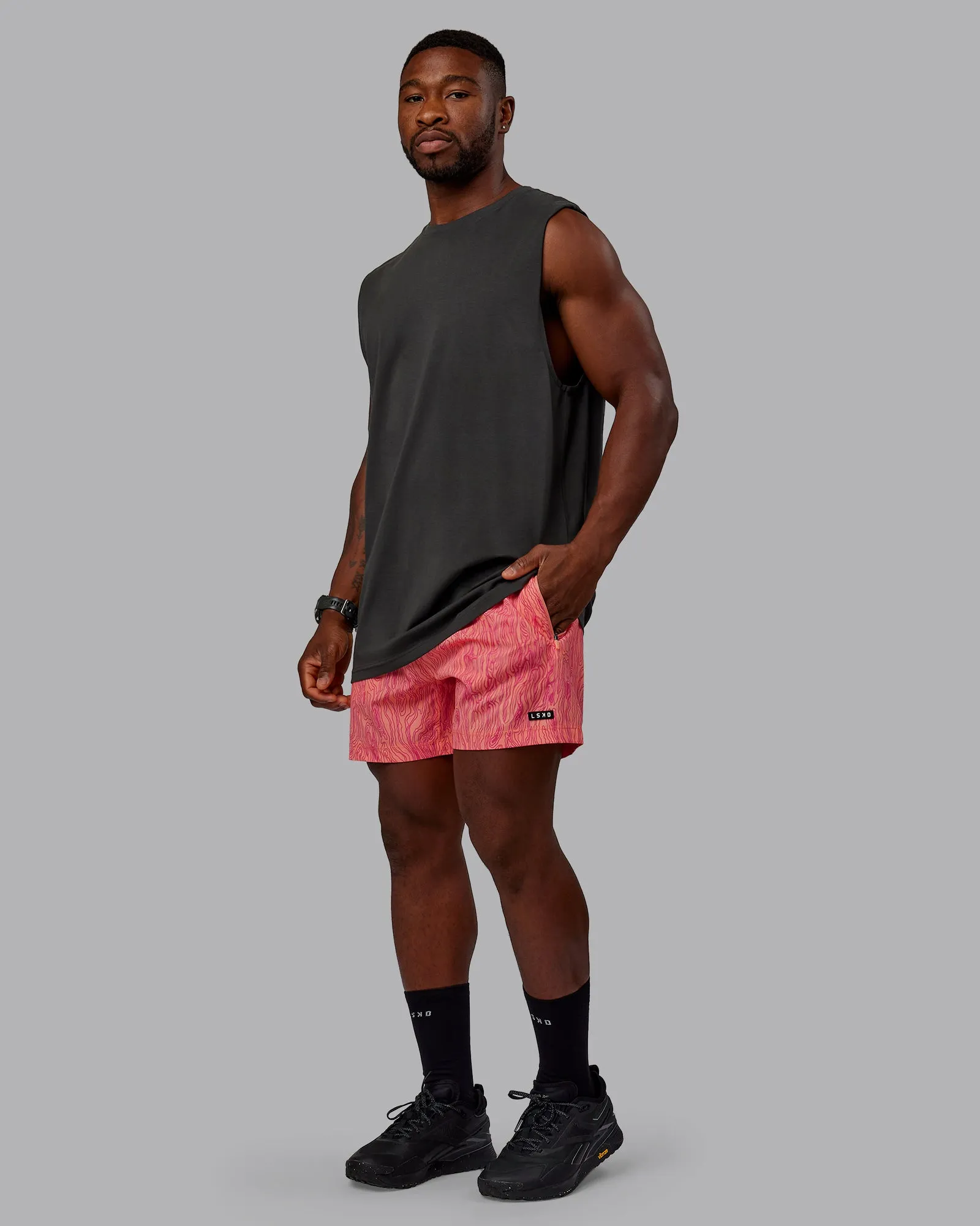 1% Better Value Series FLXCotton Tank - Pirate Black-Black sold by LSKD product image thumbnail 2