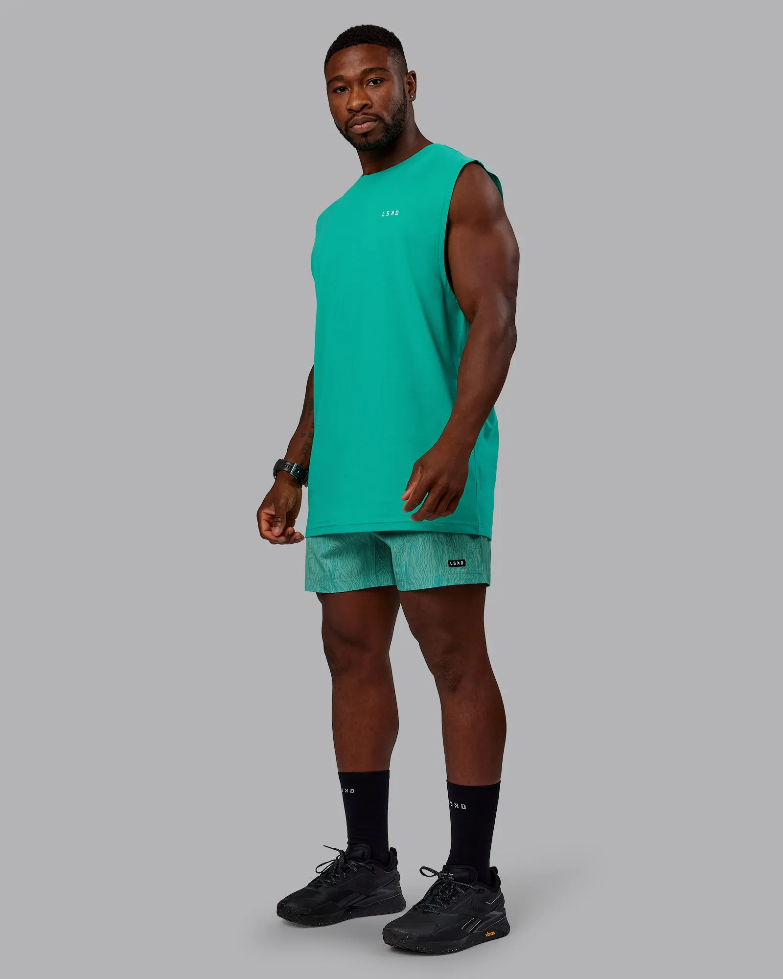 Rep 5" Performance Short - Topographic Blue Bird sold by LSKD product image thumbnail 5