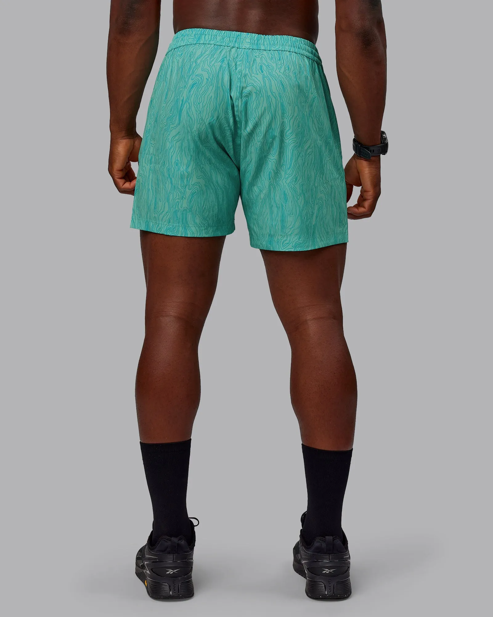 Rep 5" Performance Short - Topographic Blue Bird sold by LSKD product image thumbnail 4
