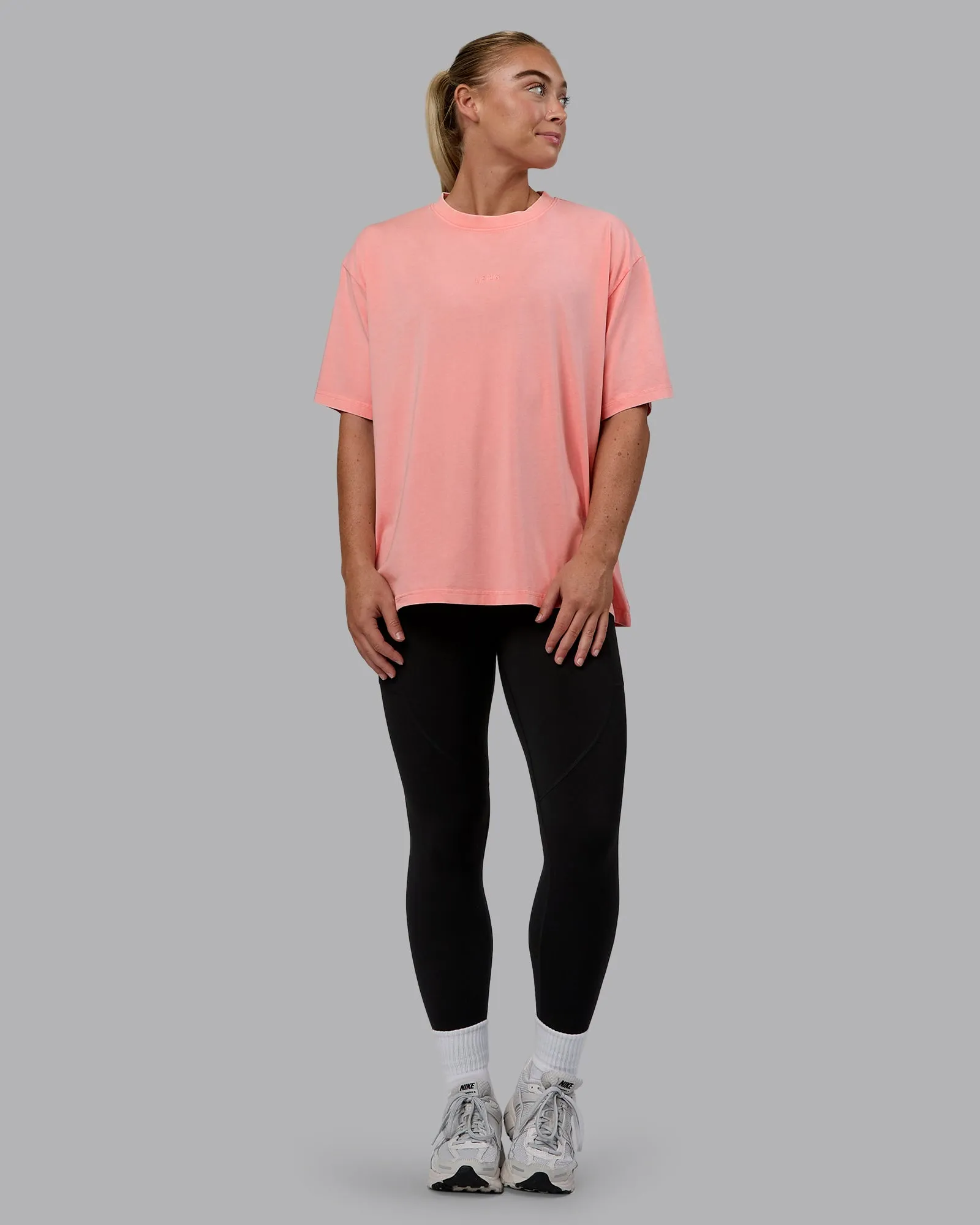 Go-To FLXCotton Oversized Tee Washed - Murex Shell sold by LSKD product image thumbnail 5