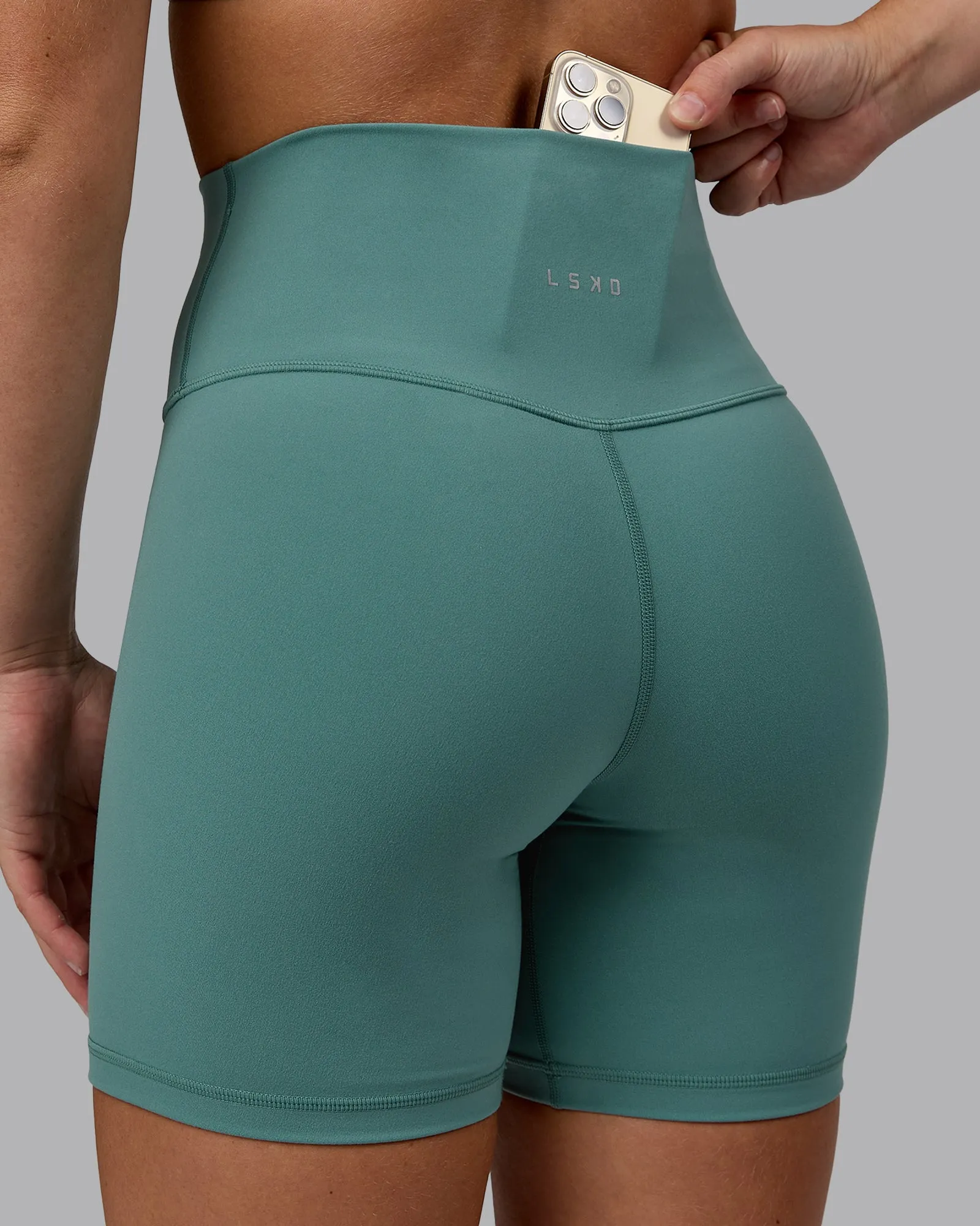 Base 2.0 Mid Short Tight - Sagebrush sold by LSKD product image thumbnail 3