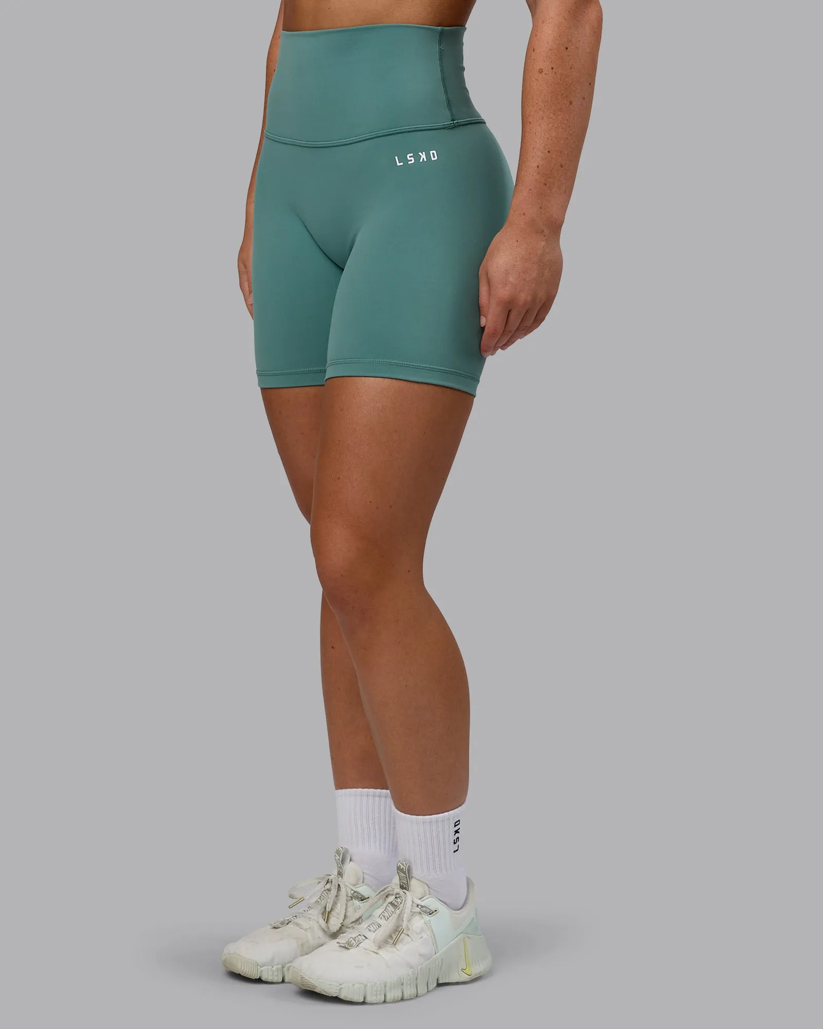 Base 2.0 Mid Short Tight - Sagebrush sold by LSKD