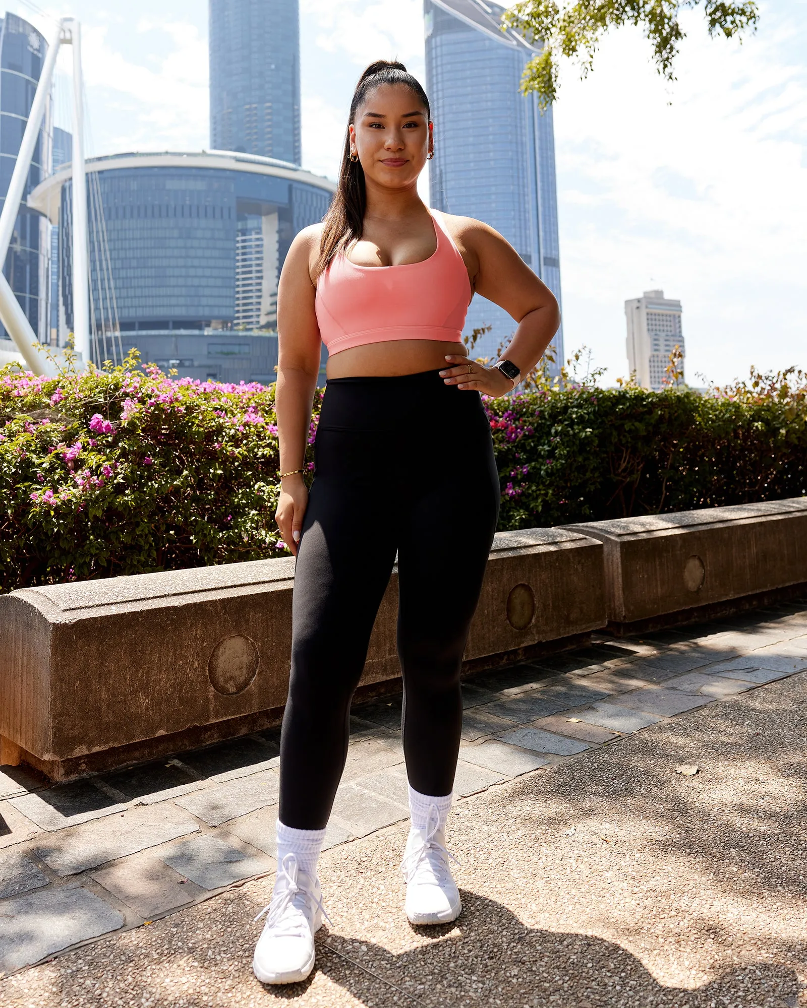 Precision Sports Bra - Murex Shell sold by LSKD product image thumbnail 4