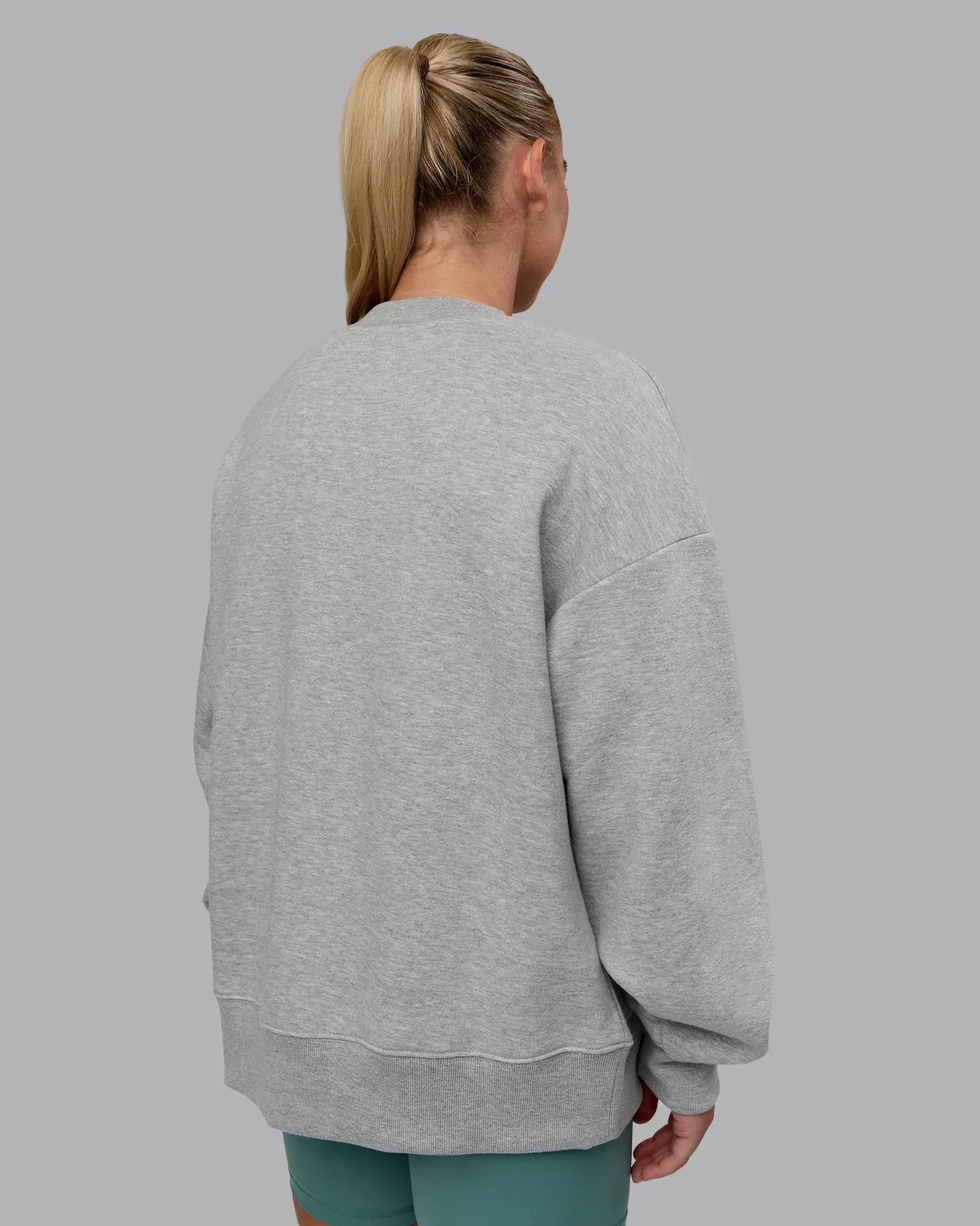 Move Oversized Sweater - Light Grey Marl-Sagebrush sold by LSKD product image thumbnail 4