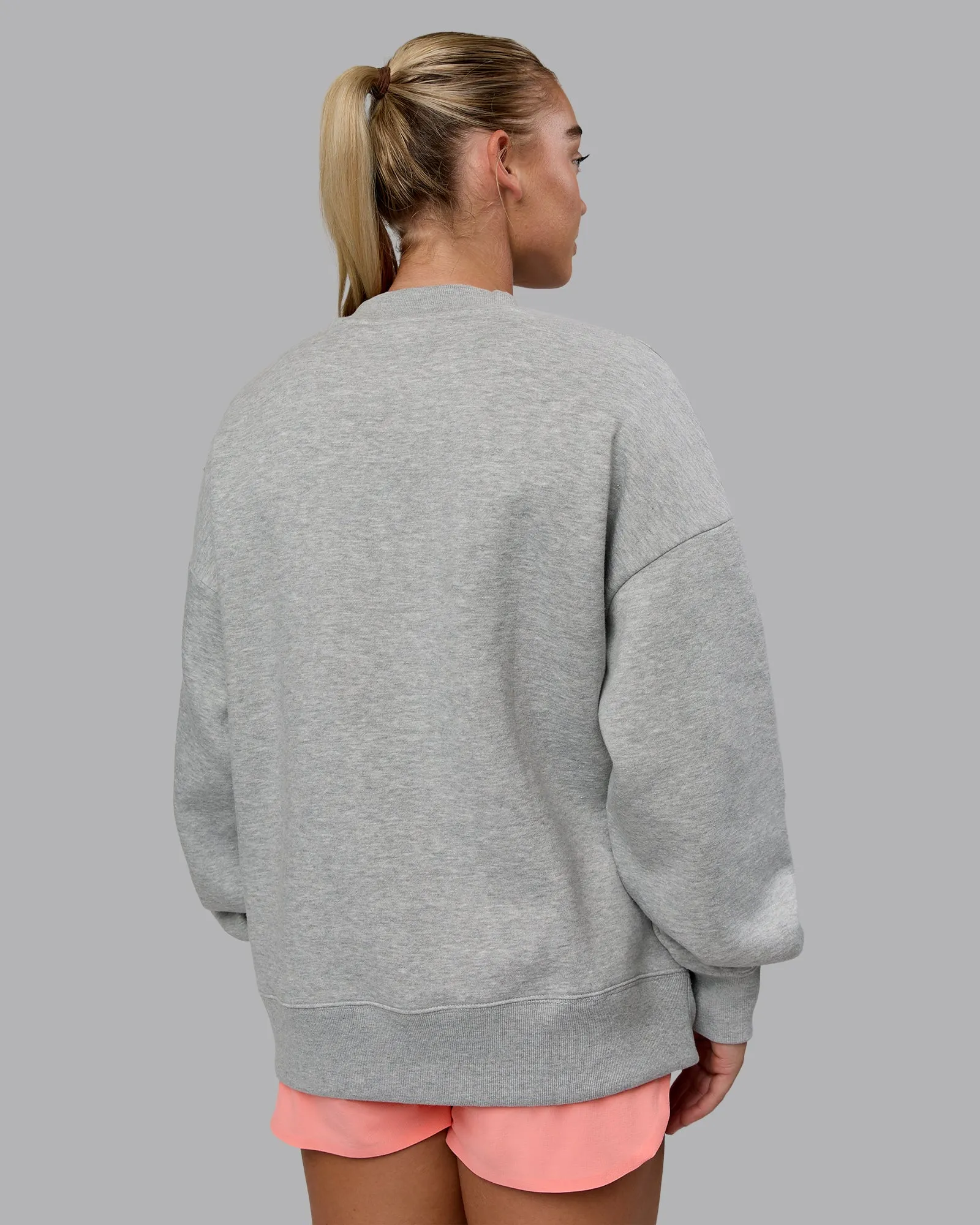 Move Oversized Sweater - Light Grey Marl-Murex Shell sold by LSKD product image thumbnail 4