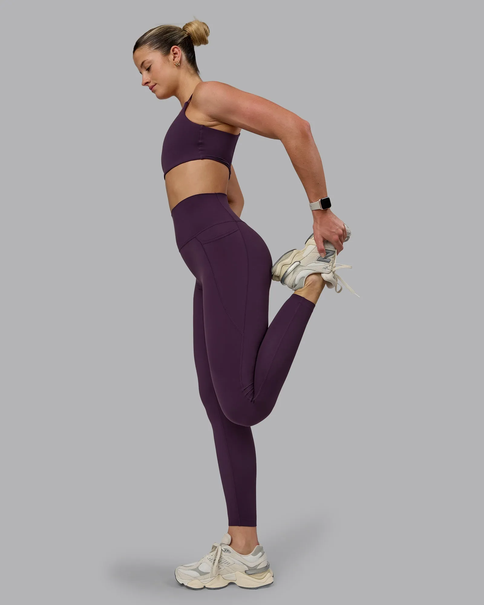 Elixir Full Length Tight With Pockets - Midnight Plum sold by LSKD product image thumbnail 3
