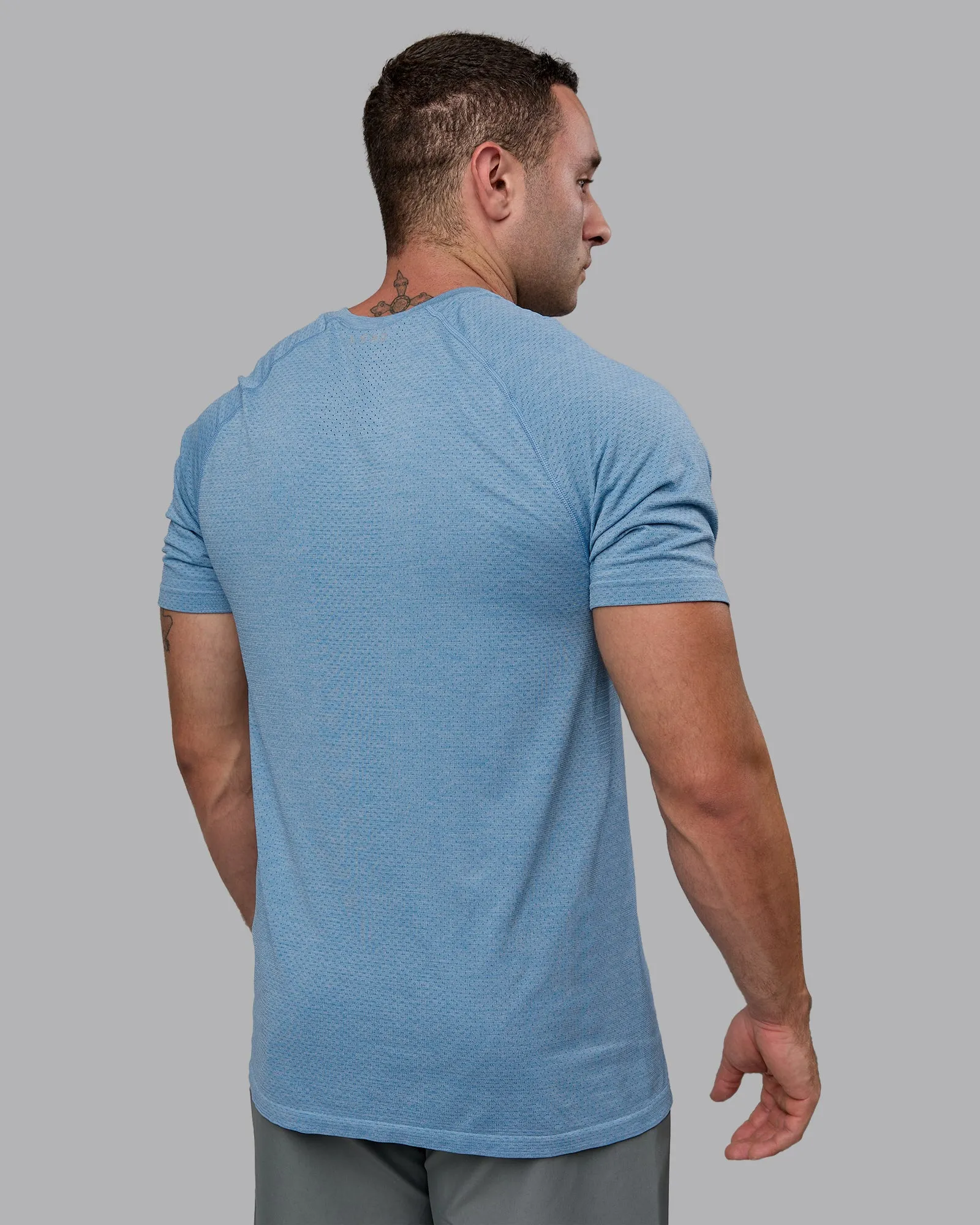 AeroFLX+ Seamless Tee - Elemental Blue/Ice Blue sold by LSKD product image thumbnail 3