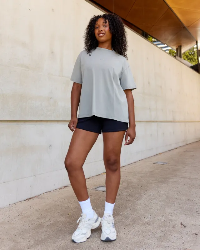 Go-To FLXCotton Oversized Tee Washed - Elephant sold by LSKD