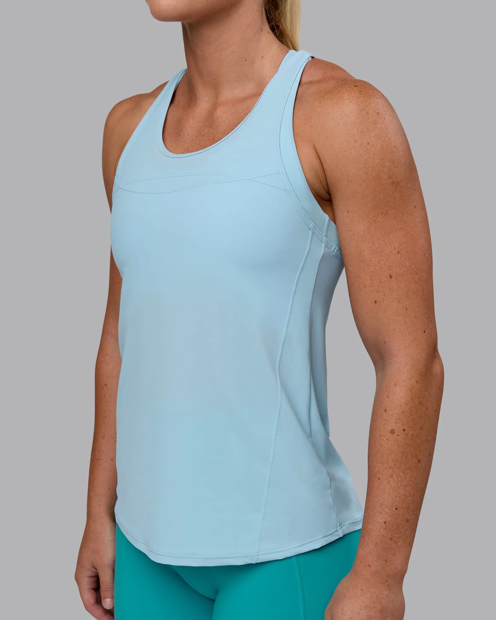 Endorphin Rush Tank - Glacial Blue sold by LSKD product image thumbnail 5