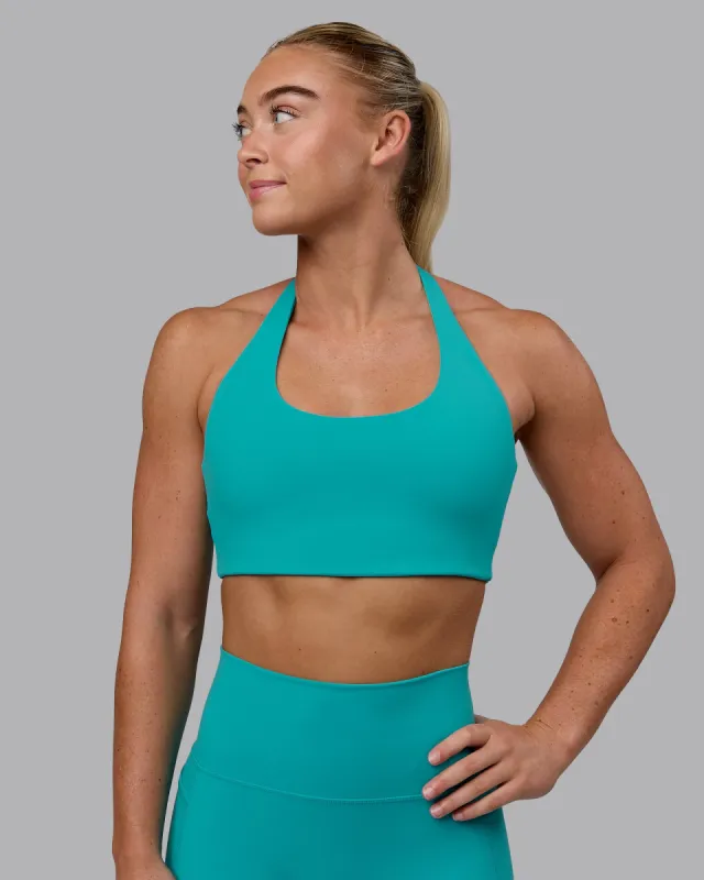 Challenger Sports Bra - Uplift Blue sold by LSKD