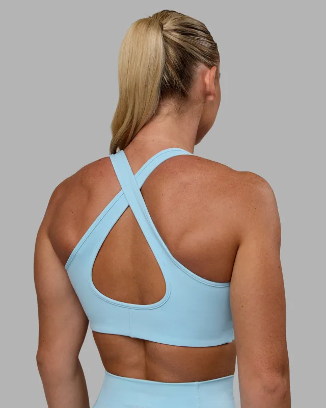 Stamina Sports Bra - Glacial Blue sold by LSKD